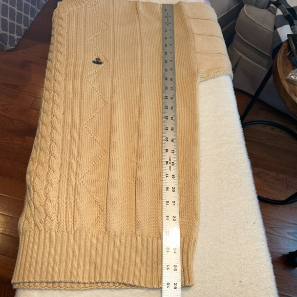 GANT Men's Size XLCable Knit Crewneck Pullover Sweater soft yellow - Picture 11 of 14